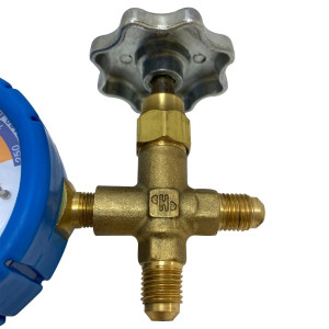 Appli Parts APMG-A2L Low Pressure R12,R134,R22,R404 Analog Single Manifold Celsius Temperature Scale 