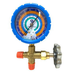 Appli Parts APMG-A2L Low Pressure R12,R134,R22,R404 Analog Single Manifold Celsius Temperature Scale 