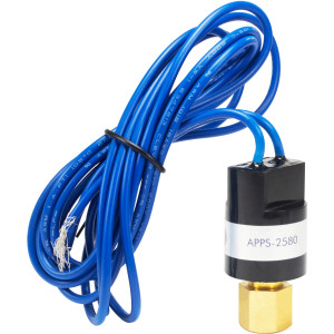 Appli Parts APPS-2580 Lo Pressure Control Switch R22, Open 25 psi, Close 80 psi, 40 in Cable, SPST, 1/4 SAE female connection, Automatic Reset, universal replacement for Air Conditioning Applications Appli Parts APPS-2580 Lo Pressure Control Switch R22, Open 25 psi, Close 80 psi, 40 in Cable, SPST, 1/4 SAE female connection, Automatic Reset, universal replacement for Air Conditioning Applications