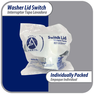 8318084 Appli Parts Washing Machine Lid Switch Compatible with Whirlpool and Others AP3180933, PS886960, WP8318084, AP6012742, ES8084, PS11745957, TJ90ES8084
