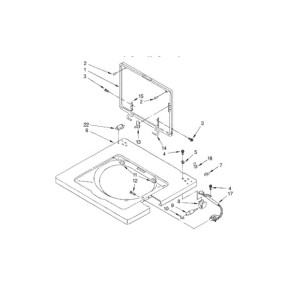 3355458 Appli Parts Washer Lid Switch 3355458AP Replacement for WP3355458, WP3355548VP, PS11741198, AP2946951