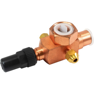 Appli Parts APRV-VA04 Rotolock Valve V04 1-1/4 in x 3/4 in ODF solder connection Universal replacement valve will work for refrigeration and air conditioning systems