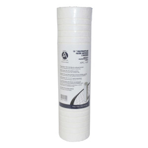 Appli Parts APFC-105P Cartucho de 10 pulg para Filtro de Agua, 5 Micrones, compatible para filtracion de sedimentos, liso de fibra de Polipropileno y equipos de Osmosis Inversa
