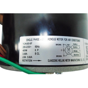 Motor Ventilador Evaporador Tipo Gabinete YDK400-6F YKS-400-6-7 RoHS 202400400282 11002012001220 Sirve ecox EAHU060X13B midea MVA60HWN1M13