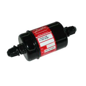 Danfoss 023Z5000 Filtro Secador 1/4pulg linea de Liquido para sistemas de aire acondicionado y refrigeracion DCL 032 Roscable 1.5-2tons Unidireccional 11cm Largo 4.6cm Ancho