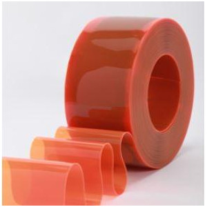 Pvc Bulk Roll - Safety Orange Clearway 8"X0.080"X300ft -10+150f / -23+65c