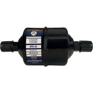 Appli Parts APFD-164 Filtro Secador 1/2 pulg para linea Liquido para Sistemas de Refrigeracion y aire acondicionado 164 SAE Rosca Universal Unidireccional 178mm Largo 76mm Ancho
