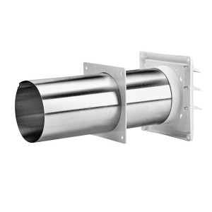 Lambro 267W White Plastic Louvered Vent 4 inch