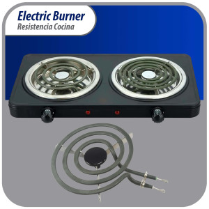 Appli Parts REC-136 Range Heater Element 3 Turns, 6 in, 110 V, Universal Replacement SP111YA, TS3W6111, SU207, S36Y11-120V and others