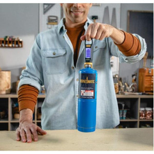 Bernzomatic Digital Fuel Gauge 423678
Compatible with any non-refillable fuel cylinder with CGA600 connection, including 14oz Fuel, 16oz Propane Camping Gas