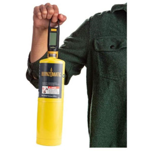 Bernzomatic Digital Fuel Gauge 423678 Compatible with any non-refillable fuel cylinder with CGA600 connection, including 14oz Fuel, 16oz Propane Camping Gas