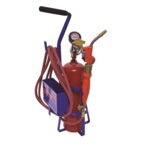B-Twister2 Kit Uniweld Kt2a5t, With Rb Acetylene Regulator, T2a-5 Twister Tip, 502 Carrying Stand, B Acetylene Tank