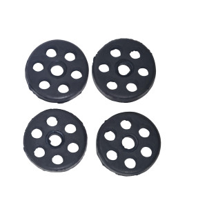 Appli Parts APAB-AFR Almohadillas de Goma para montaje de Unidad Condensadora de Mini Split en soporte, Kit que incluye 4 unidades, 1.5 pulg de diametro