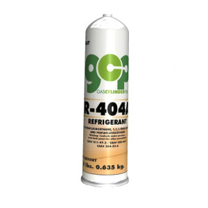 GCP R404A Refrigerant Gas 1.43 lbs / 0.650kg