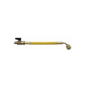 Uniweld UBV146Y Refrigeration Hose 6 in Yellow With Valve 90050