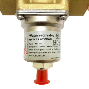 Danfoss 003N8006 Valvula Control De Presion De Agua Wvfx 25 1" Npt X 1/4" Flare 