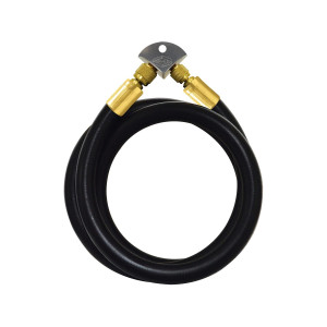Uniweld Maxevac Hose MEH5
72 (182cm) 1/2 MaxEvac Hose 3/8 Str. x 1/4 Str Black With MEHP Hose Protector