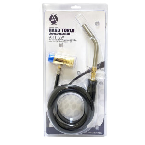 Appli Parts APHT-3W single burner hand torch with 5 ft hose and handle for soldering welding and brazing with map or propane fuel for HVAC and Plumbing 
