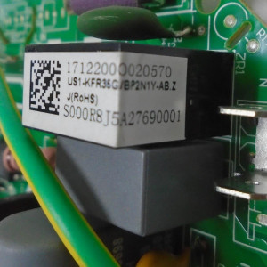 Pc Board Main Control Indoor Unit US1-KF35G/BP2N1Y-AB.ZJD.JGN.WXNK.NK2.1 RoHS 17122000020570 Fits: ecox EDEM012C18B EDHM012C19B midea PIAW12164A PIAW121640A INVERTER12CRSL1 INVERTER12CRFN1W PIA12264A
