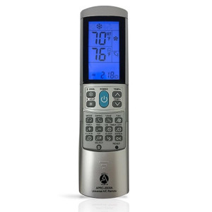 Appli Parts APRC-2000A Universal Air Conditioning Remote Control, 3 in Backlit LCD, Celsius and Fahrenheit, Sleep Function, Timer, 2,000 Frequencies 