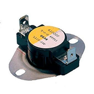 Supco Bimetal Disc, Thermostat Limit Controls 240vac, Cut In: 110f, Cut Out: 120f Shl120