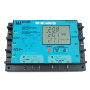 Monitor de Fase trifasico Digital 160 to 600 Volts 50-60hz Operating Voltage 175 to 650 Vac DTP-3 Intertek 4006103
