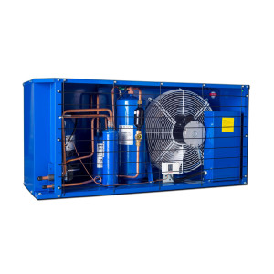 Danfoss OP-HJZ019D40N Condensing Unit Microchannel Coil 1.5HP MBP 230V/1Ph/60Hz R134a,R404A,R448A,R449A,R452A,R513A POE Oil 1 Fan Enclosure with Reciprocating Compressor MTZ19-1 115N0327

