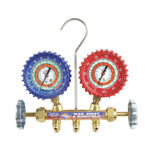 Uniweld QAL5SM Manifold R404 / R22 / R134 5 feet Hoses, Manifold Rubber, Soft Magic Hose, psi, Farenheit Scale Uniweld QAL5SM Manifold R404 / R22 / R134 5 feet Hoses, Manifold Rubber, Soft Magic Hose, psi, Farenheit Scale