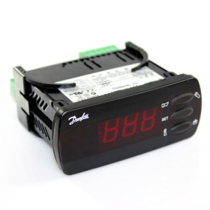 Electronic Control Danfoss Ekc202a 220v (Temperature Sensors 084b4403 Not Included), Two Relay Outputs, Two Temperature Sensors, and A
Digital Input
