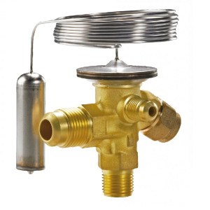 Danfoss 068Z3727 1/4 - 5.5TR Expansion Valve Body, T 2, R448A,R449A, 3/8x1/2 in, Flare, Internal Equalized, Single-flow, -40 to 50 F, Capacity determined by Orifice size Sold Separately, Identical Product 068Z3731