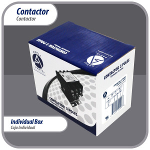 Appli Parts APAC-360120 Contactor 3 Polos 60A 120V Bobina Repuesto para Compresores de CA y Aplicaciones Electricas Certificacion UL E476929 de Trabajo Pesado