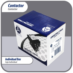Appli Parts APAC-37524 Contactor 3 Polos 75A 24V Bobina Repuesto para Compresores de CA y Aplicaciones Electricas Certificacion UL E476929 de Trabajo Pesado