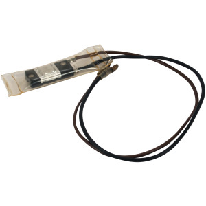 Appli Parts APBT-S2013 Bimetal Thermostat Asian Type 2 Wire Open 55 F and Close 32 F, with brown and black wires, Reference BIM-2013 / Thermodisc