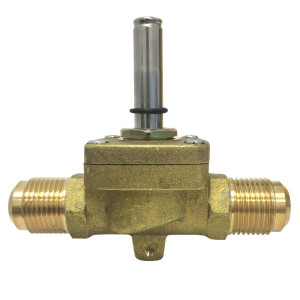 Appli Parts APSOV-38C 3/8 SAE Solenoid Valve Body, Normally Closed NC, Coil Not Included, Suitable for multiple refrigerants CFC, HCFC and HFC