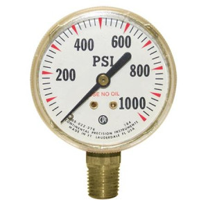 Uniweld G34SD Manifold Delivery Gauge Nitrogen 0-1000 Psi