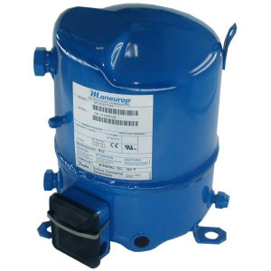 Danfoss MT40JH1NVE 3.5HP R22, MBP Compresor Reciprocante para Refrigeracion 208-230/1/60 (V/Ph/Hz),Descarga 1 pulg V06, Succion 1-1/4 pulg V09, Rotolock, Aceite Mineral,MT40-1V