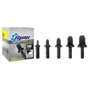 Swaging Spin Set 5 Tools Per Set: 1/4”, 3/8”, 1/2”, 5/8”, 3/4” S5000