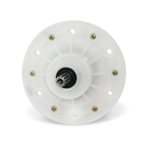 Appli Parts APTW-81015 Transmision Lavadora Universal Eje Estriado (11 Estrias) Base 6 Huecos, remplazo para lavadora LG, Samsung, Daewoo, Nisato, Daka, Sankey, Pulley, Hitachi, Hoover y otras marcas