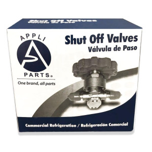 Appli Parts APSV-14 1/4 in SAE Shut Off Valve Male Flare 