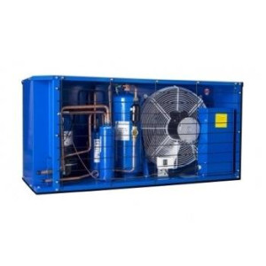 Danfoss OP-LJZ108D40Q Condensing Unit Microchannel Coil 4.5HP LBP 230V/3Ph/60Hz R404a 1 Fan with Reciprocating Compressor NTZ108-3 114N3353
