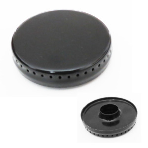 Appli Parts 98016327AP Quemador para Estufa sin Guia, Comptatible con Whirlpool Acros Supermatik, diametro de 70mm y conexion de 25mm