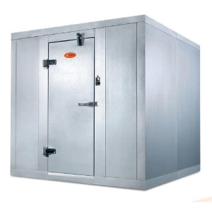 Oyon Walk-In Cooler With Floor, Door Location: L (6ft W X 8ft L X 7ft-7in H)