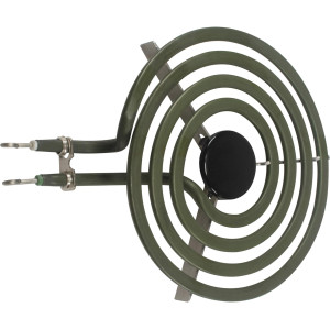 MP15YA Appli Parts Electric Range Burner Heater Element 4 Turns, 6 in, 1500 W, 240 V, Compatible with General Electric Whirlpool 660532, WP660532, WB30T10073, SU205, 660532, TS4W6215, 404080, 5303310283