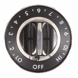 Whirlpool WPY700854 Genuine OEM Black Top Control Knob 
Fits: Y700854 1246687 700854 WPY700854VP Y707697