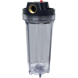 Appli Parts APWF-10T Water Filter 10 in Clear with 3/4 in Female Bronze Connector (Does not include the filter element)