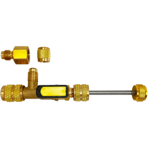 Appli Parts APT-VCR Extractor Valvula de Gusanillo Servicio con llave de paso, herramienta para sistemas de refrigeracion y Aire Acondicionado