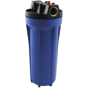 Appli Parts APWF-10A Water Filter 10 in Blue with 3/4 in Female Bronze Connector (Does not include the filter element)
