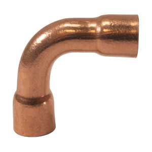 Appli Parts AP-C014L 90 Degree Elbow Long turn 1/4 in Copper pipe fittings CxC Sweat connections for refrigeration, air conditioning and plumbing applications ACR and Type L copper pipe Appli Parts AP-C014L 90 Degree Elbow Long turn 1/4 in Copper pipe fittings CxC Sweat connections for refrigeration, air conditioning and plumbing applications ACR and Type L copper pipe