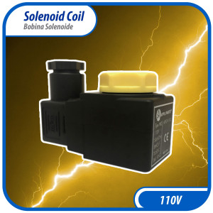 Appli Parts APSOV-110C Bobina para Valvula Solenoide 110 V, 50/60Hz, compatible con todos los refrigerantes fluorados CFC, HCFC y HFC, valvula no incluida