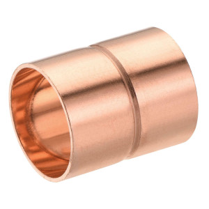Appli Parts AP-A158 1-5/8 in Wrot Copper Coupling fitting CxC Sweat connections for refrigeration, air conditioning and plumbing applications ACR and Type L copper pipe (5 x Bag)
 Appli Parts AP-A158 1-5/8 in Wrot Copper Coupling fitting CxC Sweat connections for refrigeration, air conditioning and plumbing applications ACR and Type L copper pipe (5 x Bag)